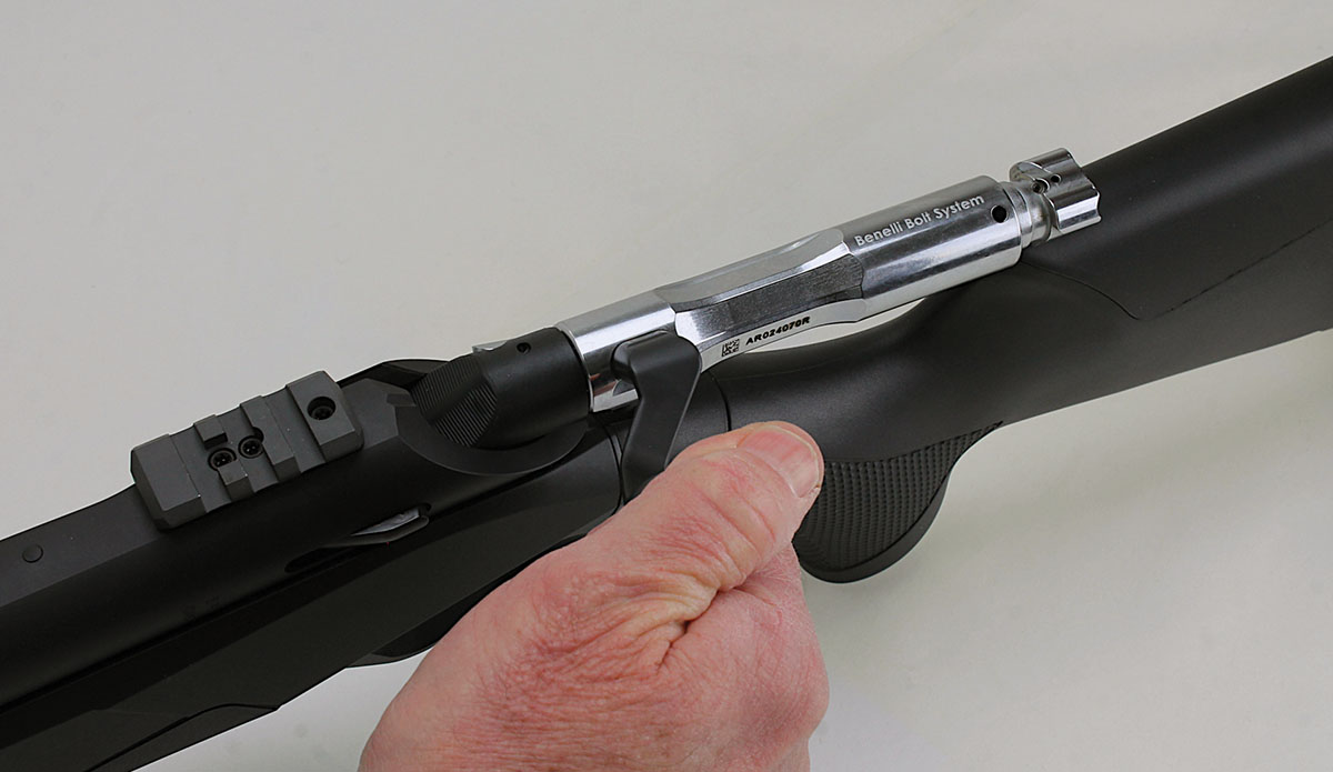 Inserting the bolt cap backwards into the receiver aids in bolt reassembly.